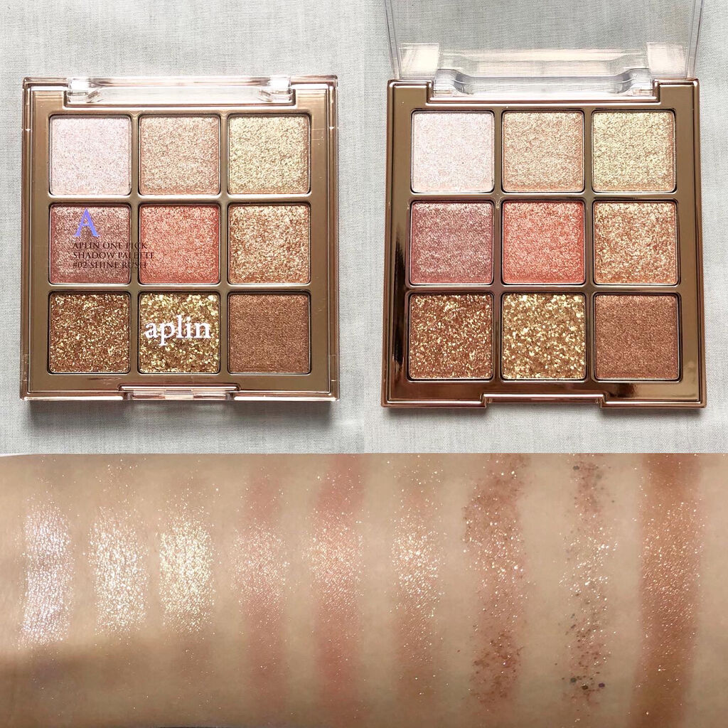 ワンピックアイシャドウパレット/APLIN/アイシャドウパレットを使ったクチコミ（2枚目）