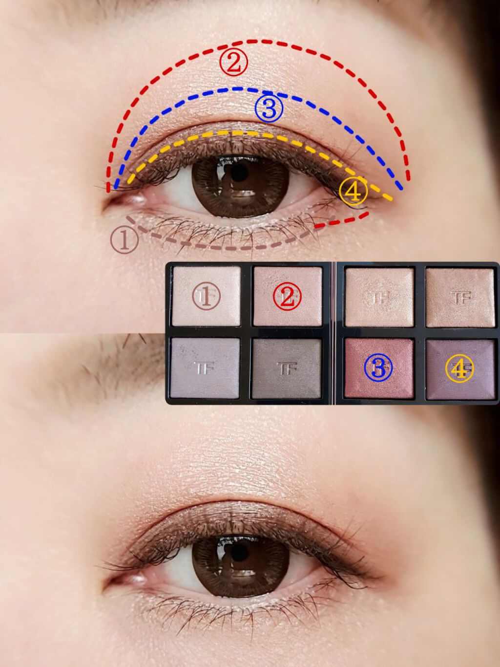 アイ カラー クォード/TOM FORD BEAUTY/アイシャドウパレットを使ったクチコミ（3枚目）