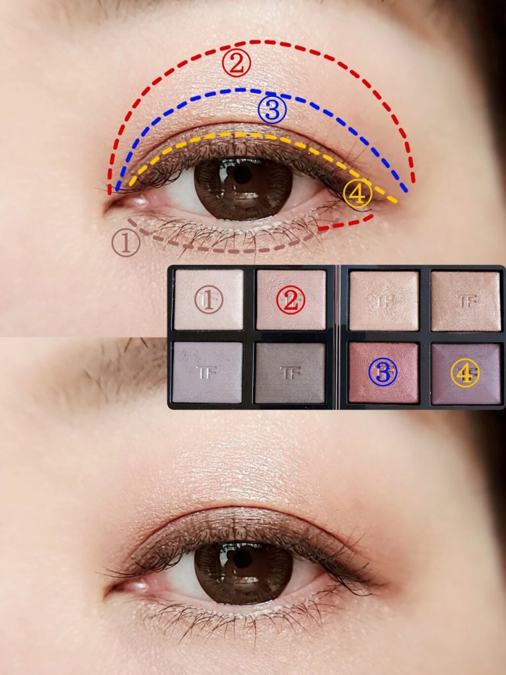 アイ カラー クォード/TOM FORD BEAUTY/アイシャドウパレットを使ったクチコミ(3枚目)