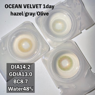 オーシャンベルベット 1day/OLENS/カラーコンタクトレンズを使ったクチコミ（3枚目）