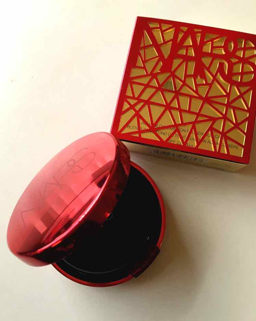 アクアティックグロー クッションコンパクト/NARS/クッションファンデーションを使ったクチコミ（1枚目）