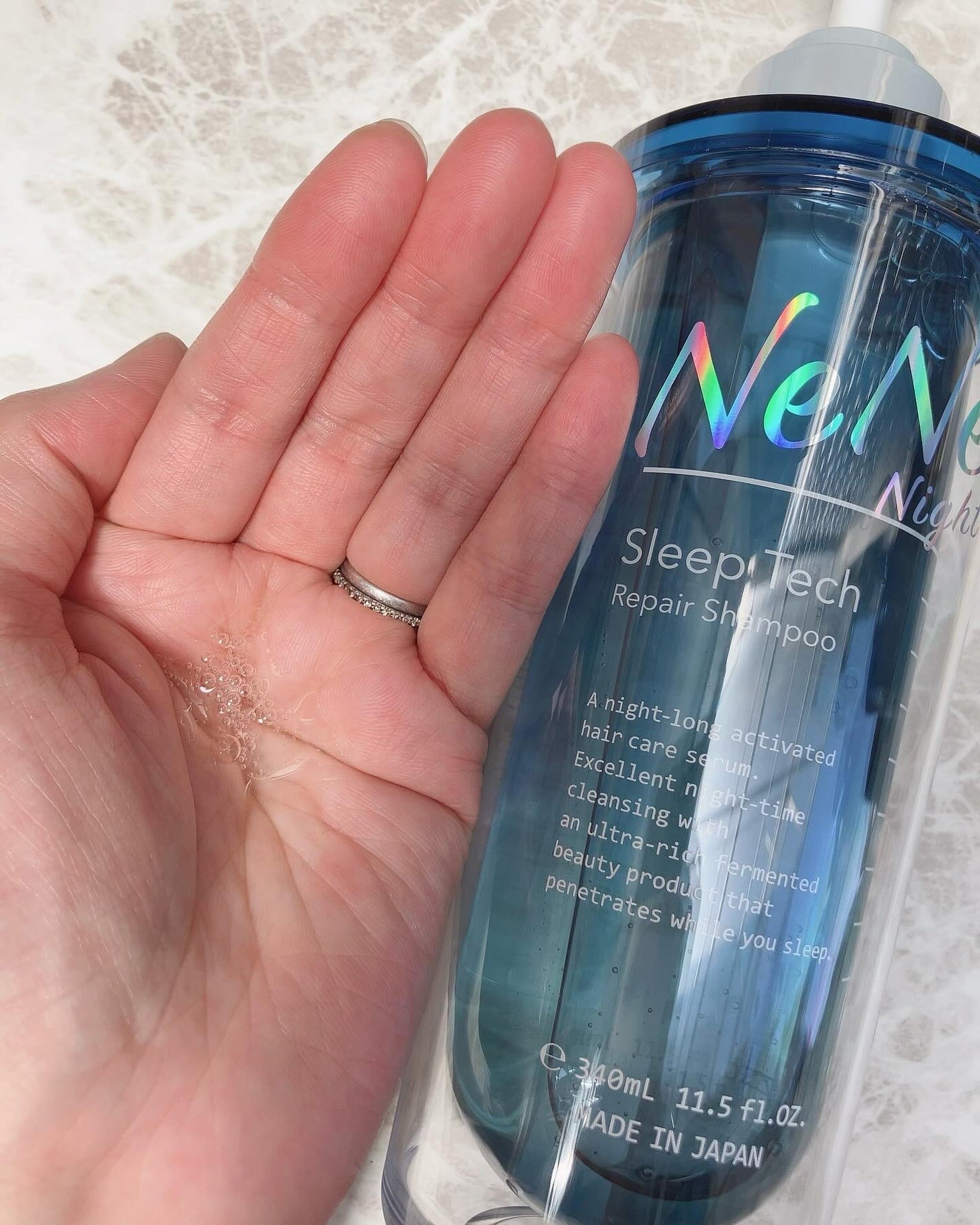 スリープテック リペア シャンプー/ヘアトリートメント/NeNe Night/市販シャンプーを使ったクチコミ(2枚目)