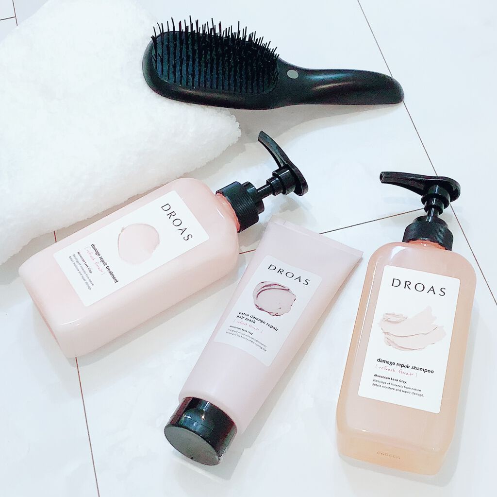 クレイヘアマスク エクストラダメージリペア/DROAS/ヘアマスク・ヘアパックを使ったクチコミ（2枚目）