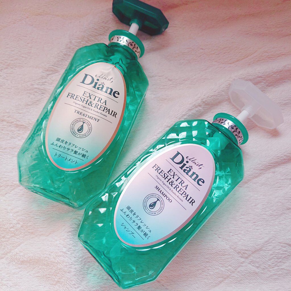 パーフェクトビューティ エクストラフレッシュ＆リペア シャンプー＆トリートメント/ダイアン/市販シャンプーを使ったクチコミ（2枚目）