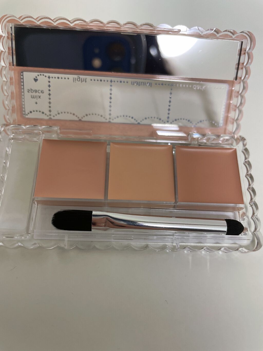 カラーミキシングコンシーラー 01 ライトベージュ/キャンメイク/パレットコンシーラーを使ったクチコミ（2枚目）