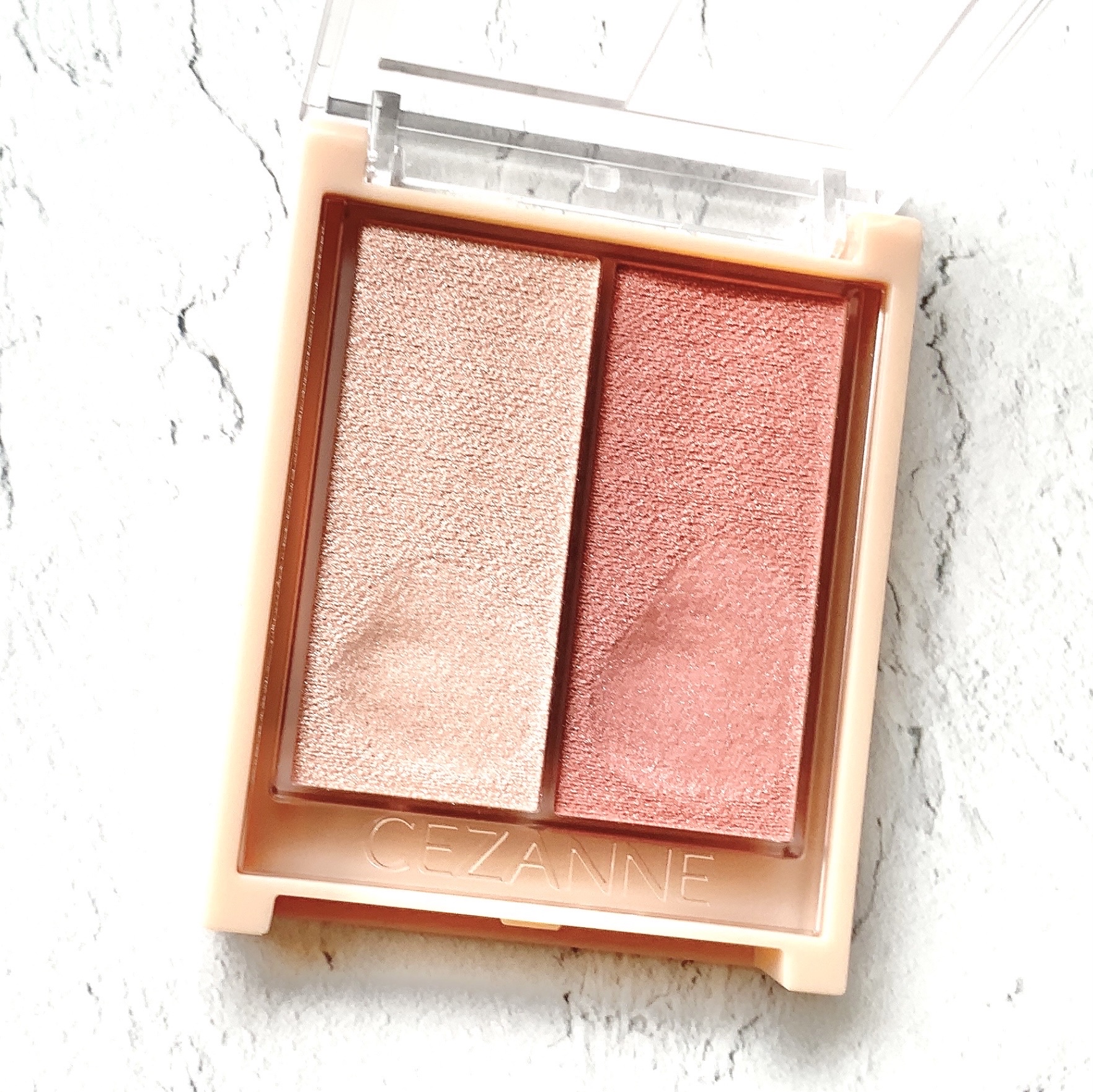 フェイスグロウカラー/CEZANNE/クリームハイライトを使ったクチコミ（2枚目）