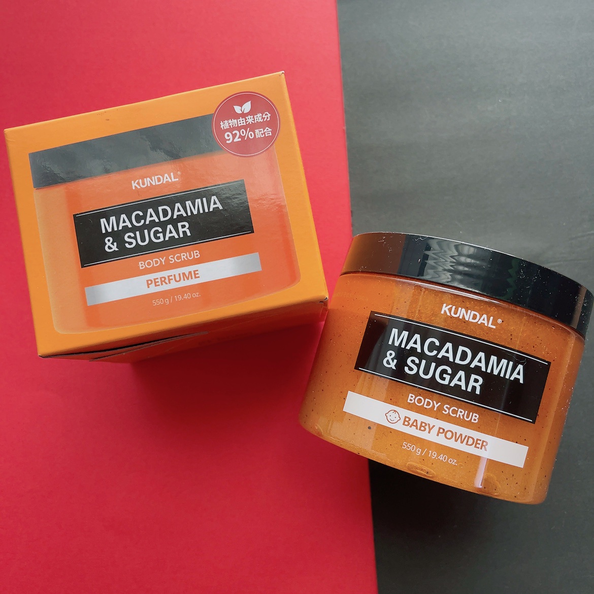 シュガーボディスクラブ ベビーパウダー/KUNDAL/ボディスクラブを使ったクチコミ（1枚目）