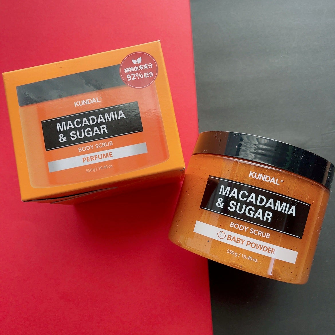 シュガーボディスクラブ ベビーパウダー/KUNDAL/ボディスクラブを使ったクチコミ(1枚目)