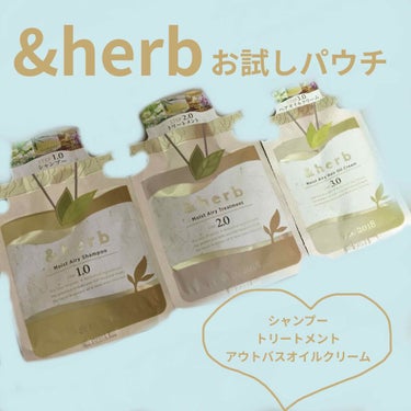 モイストエアリーシャンプー1.0/＆herb/シャンプー・コンディショナーを使ったクチコミ（1枚目）