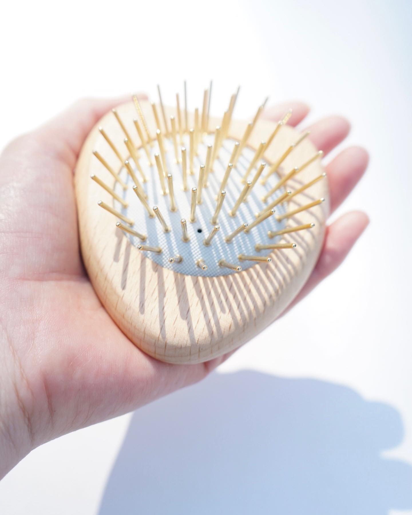 プレミアム FOX カッサ ウッド ミニハート ヘアブラシ/SNOW FOX SKINCARE/ヘアブラシを使ったクチコミ（3枚目）