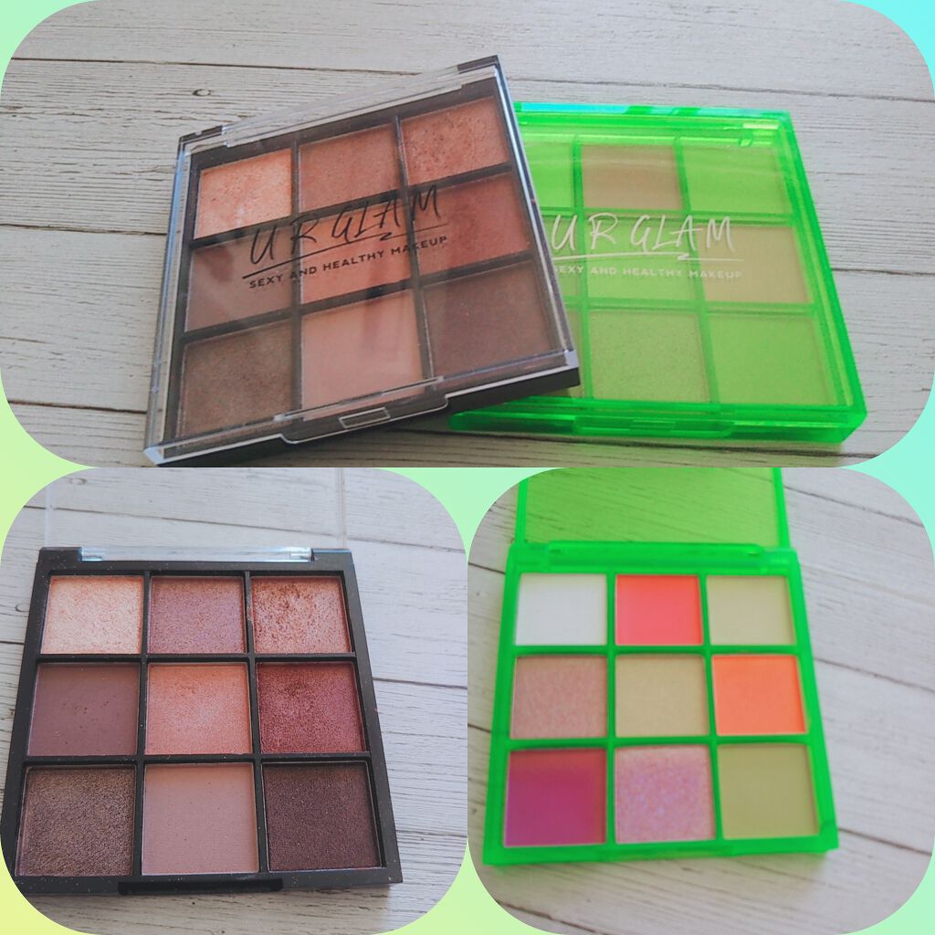 UR GLAM　BLOOMING EYE COLOR PALETTE/U R GLAM/アイシャドウパレットを使ったクチコミ（2枚目）