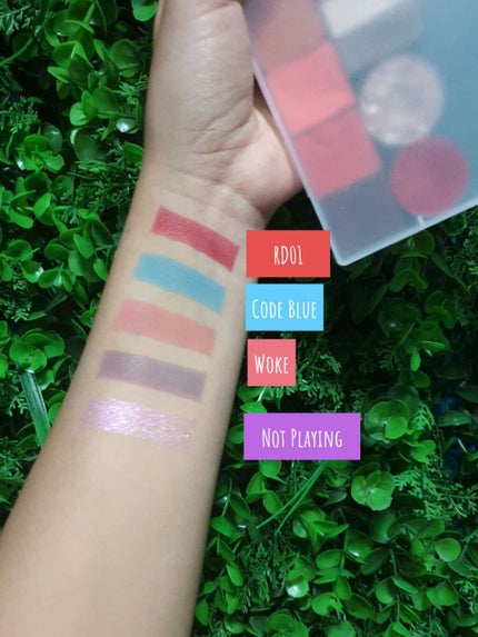 チェイシング レインボーズ アイシャドウ パレット/ColourPop/アイシャドウパレットを使ったクチコミ(1枚目)