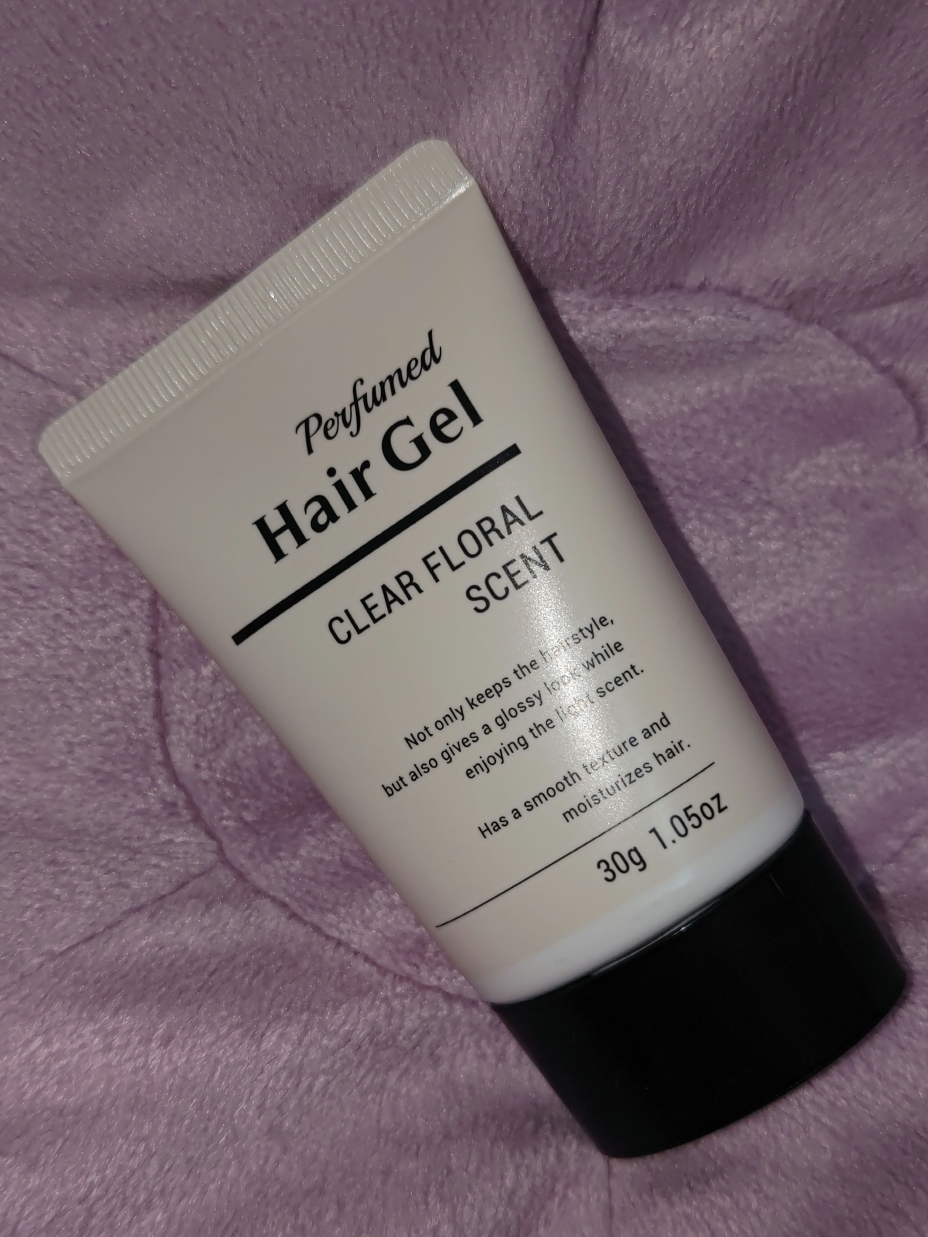 香水ヘアジェル CR(クリアフローラルの香り)/DAISO/ヘアジェルを使ったクチコミ（1枚目）