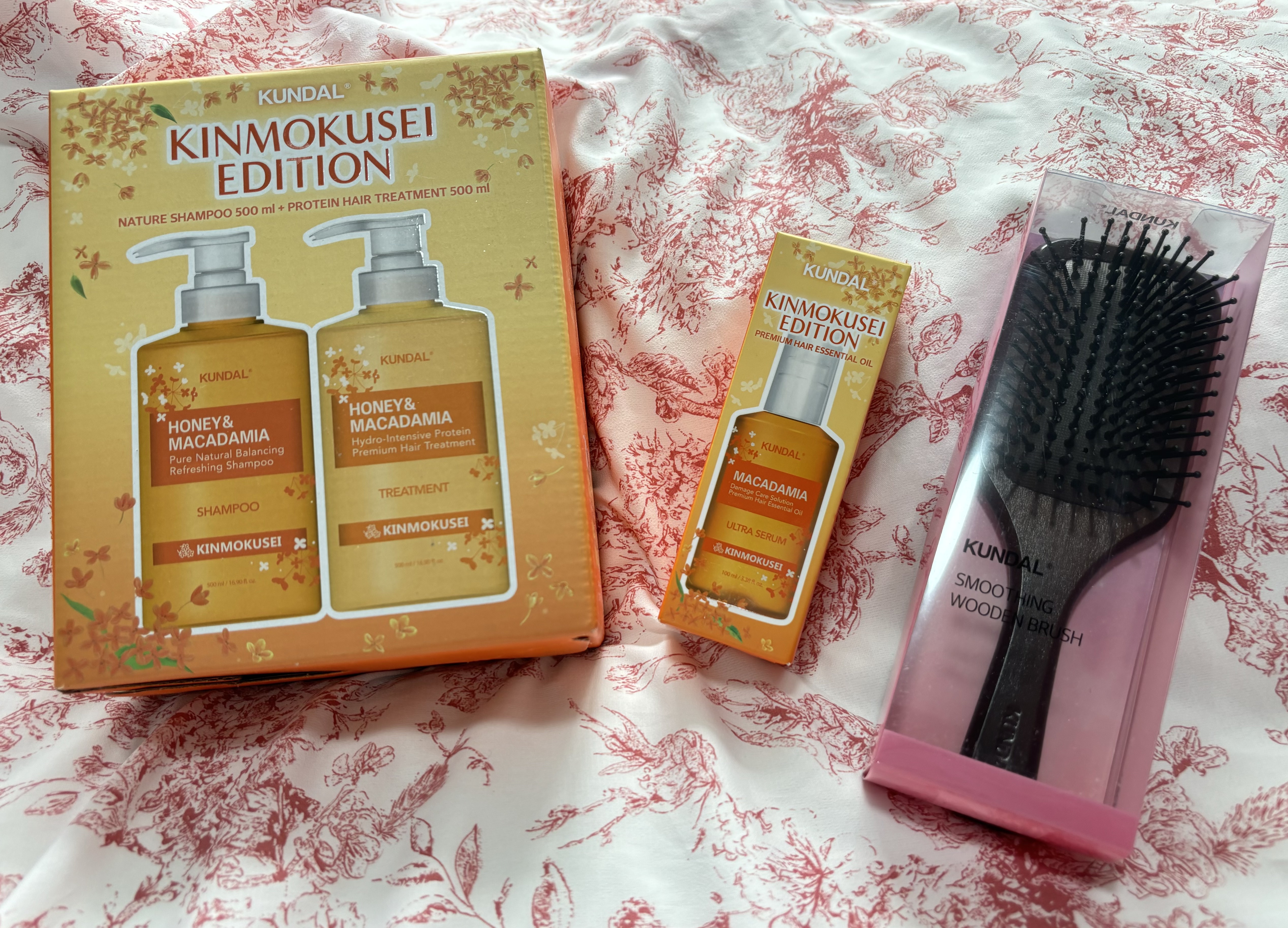 H＆Mシャンプートリートメントセット（キンモクセイの香り）/KUNDAL/市販シャンプーを使ったクチコミ（1枚目）