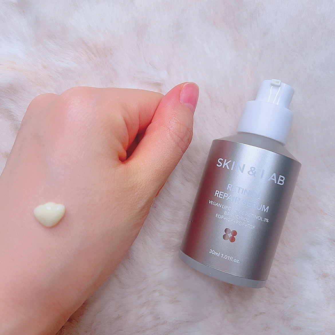 ヴィーガンリポソームレチノールセラム/SKIN&LAB/美容液を使ったクチコミ(2枚目)