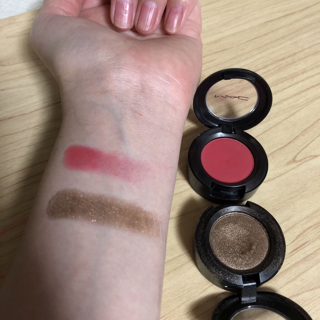 パウダー ブラッシュ ネバー　セイ　ネバー/M・A・C/パウダーチークを使ったクチコミ（2枚目）