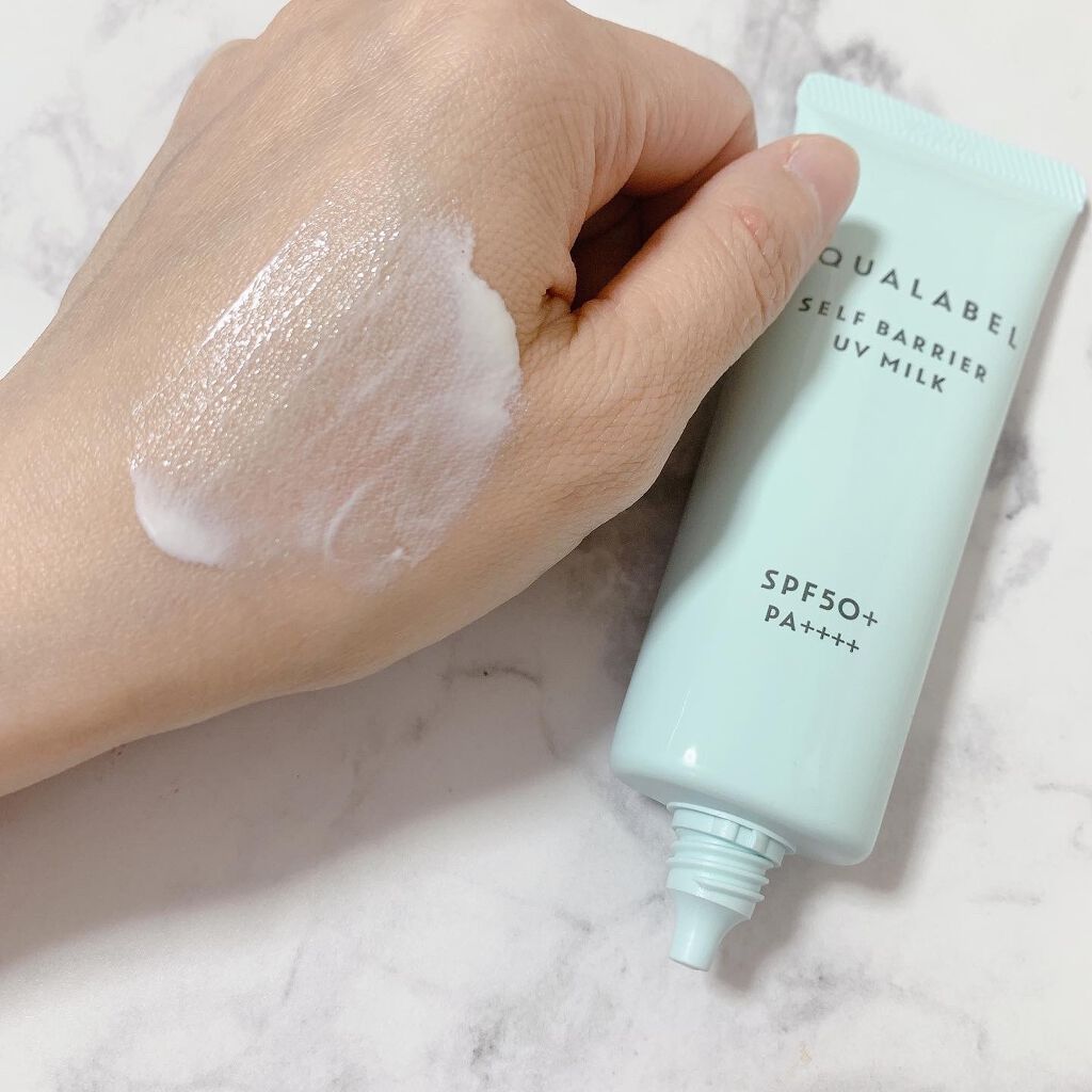 セルフバリア UV ミルク/アクアレーベル/乳液を使ったクチコミ(3枚目)