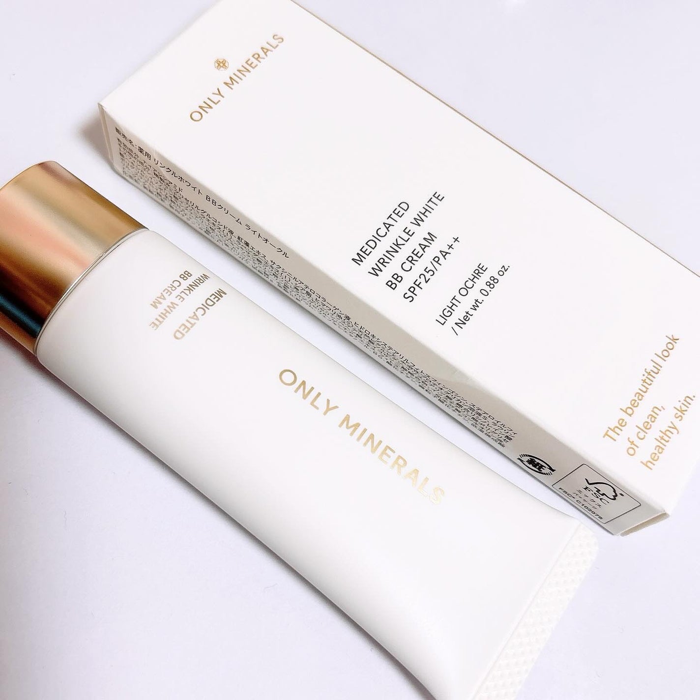 薬用 リンクルホワイトBBクリーム/ONLY MINERALS/BBクリームを使ったクチコミ(2枚目)