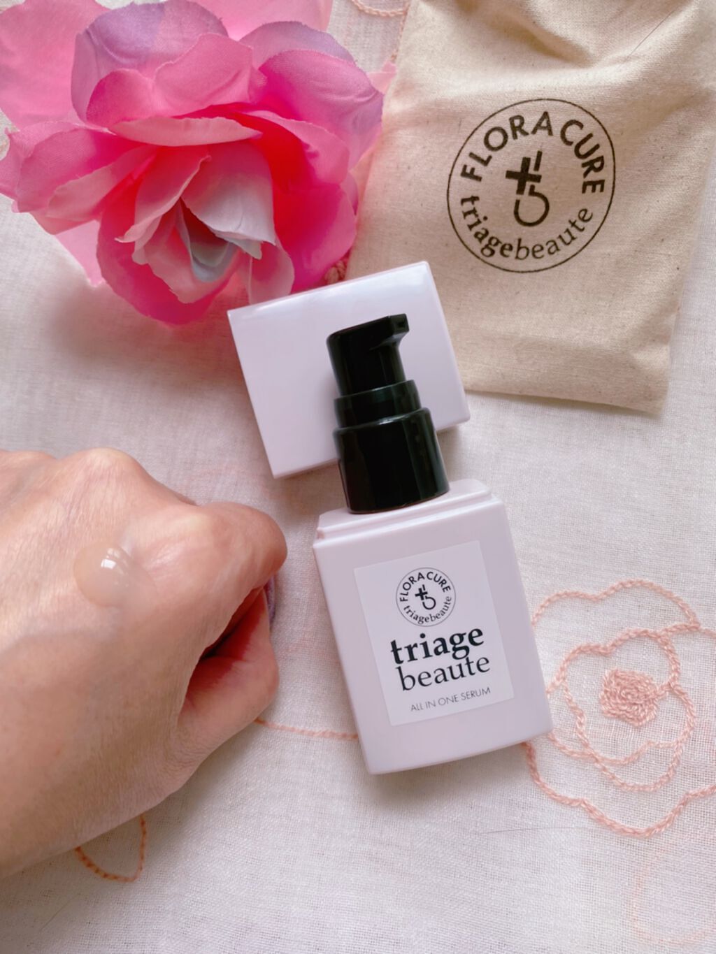 フローラキュア オールインワンセラム/triage beaute/美容液を使ったクチコミ(3枚目)