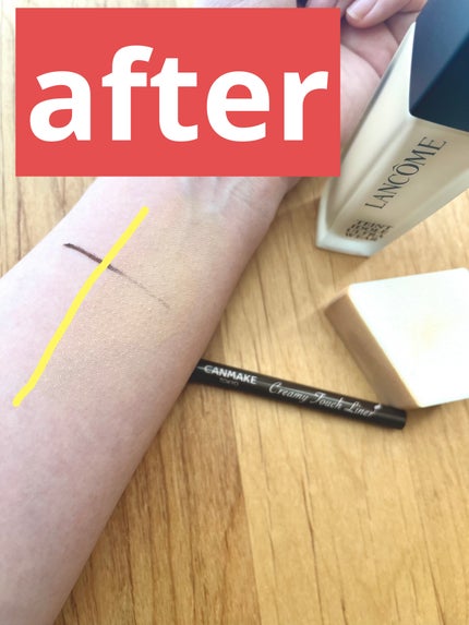 クリーミータッチライナー/キャンメイク/ジェルアイライナーを使ったクチコミ(4枚目)