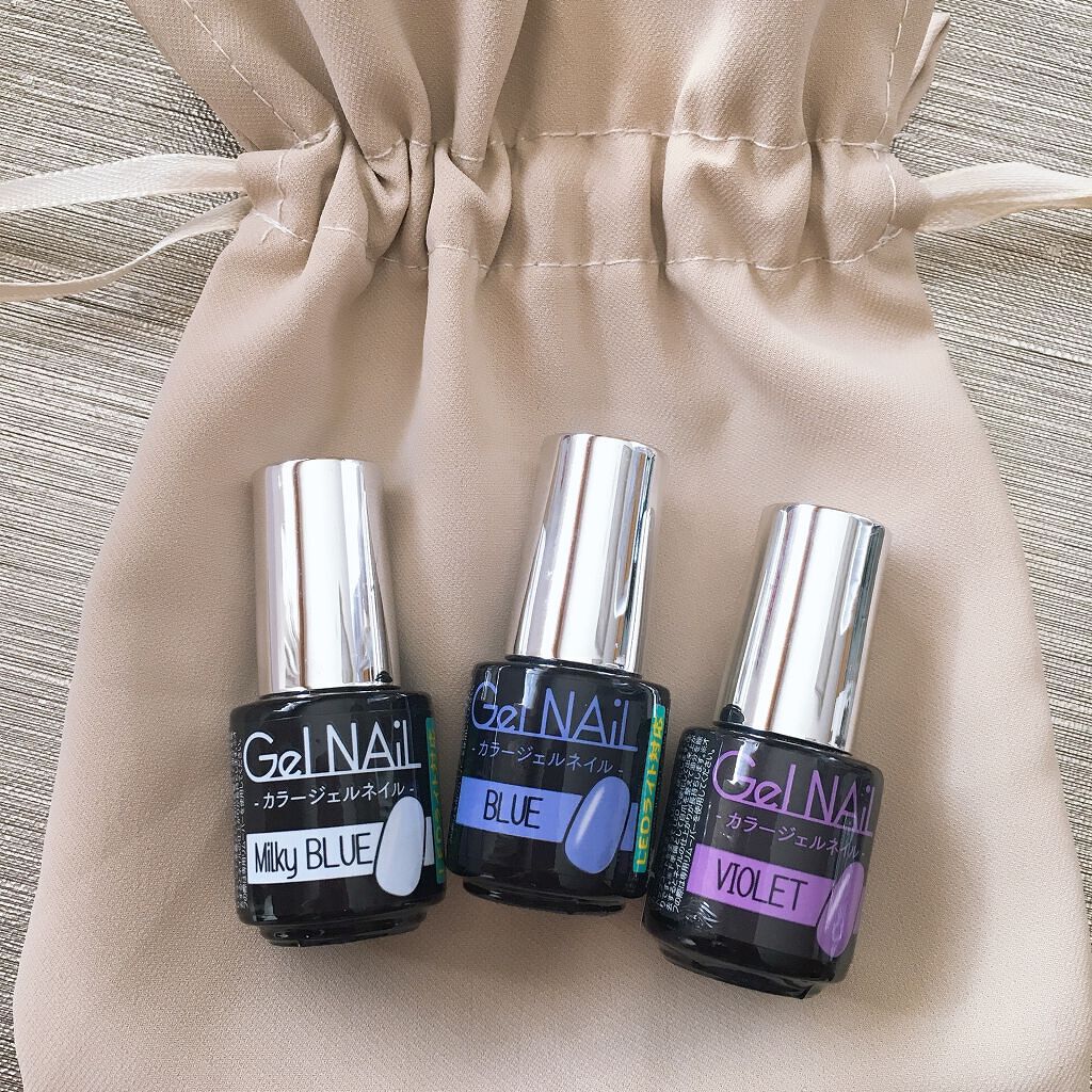 ジェルネイル（ライト対応）/セリア/ジェルネイルを使ったクチコミ（1枚目）