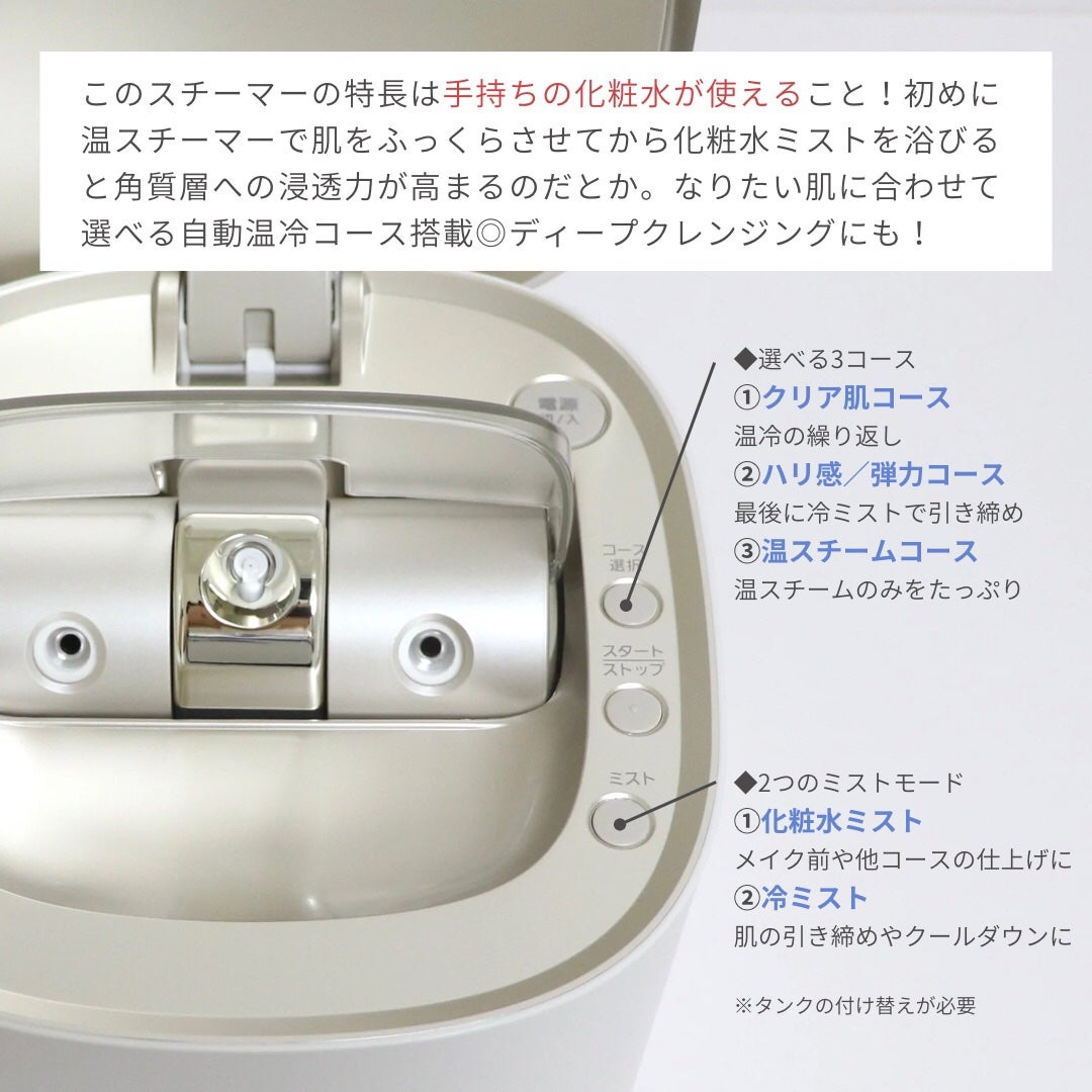 スチーマー ナノケア EH-SA0B|Panasonicの使い方を徹底解説 スチーマー ナノケア EH-SA0B|Panasonicの使い方を徹底解説