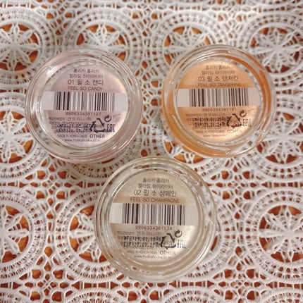 HOLIKA HOLIKA ジェルライムハイライターのクチコミ「\ホリカホリカ Jellime HIGHLIGHTER/
01 FEEL SO CANDY
.....」(2枚目)