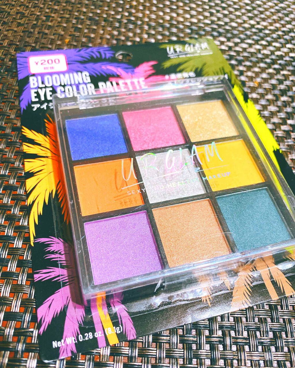 UR GLAM　BLOOMING EYE COLOR PALETTE/U R GLAM/アイシャドウパレットを使ったクチコミ（1枚目）