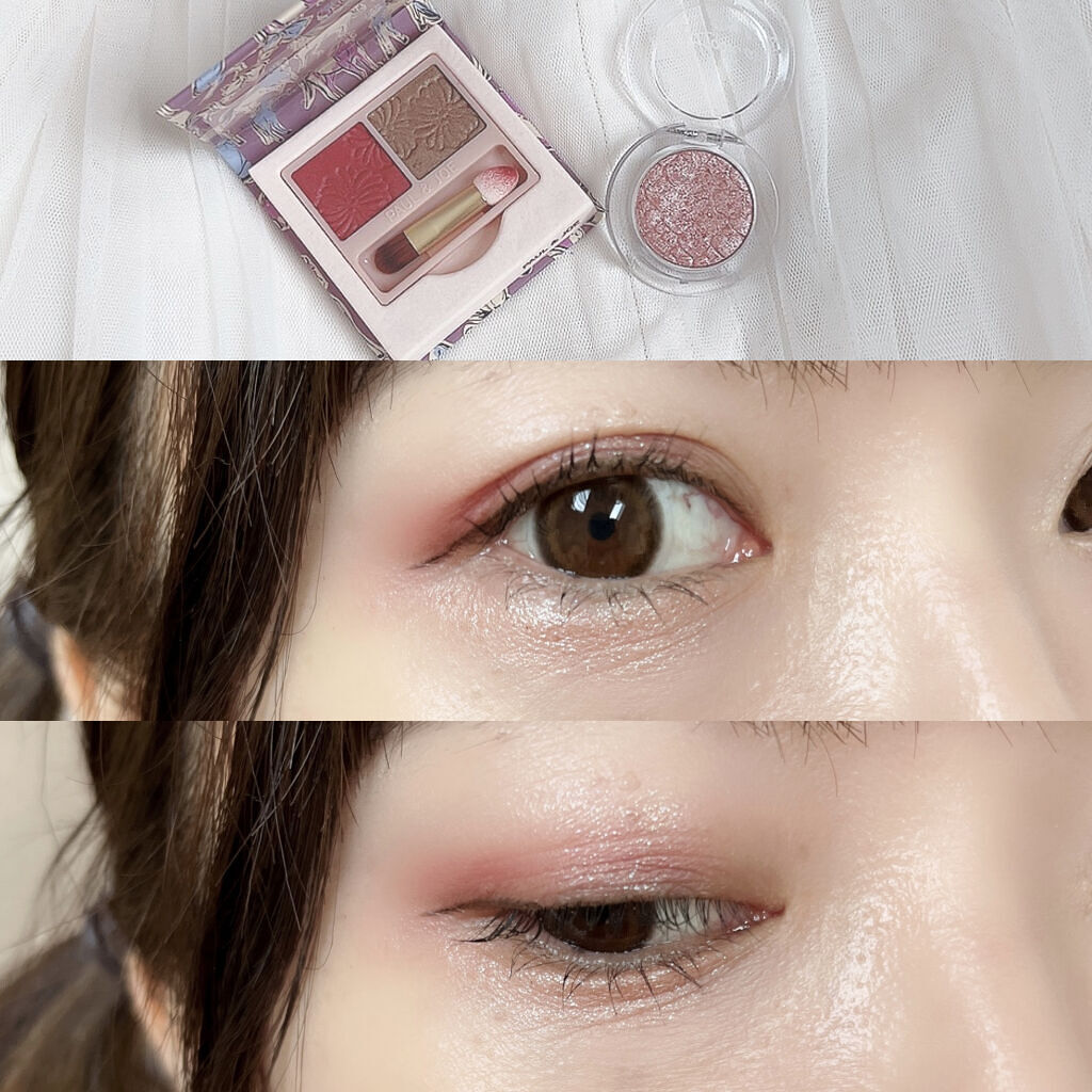 アイカラー デュオ 02 イブニング ドレス/PAUL & JOE BEAUTE/アイシャドウパレットを使ったクチコミ（1枚目）