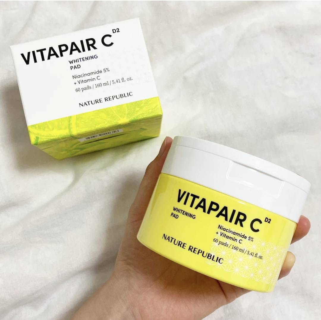ビタペアC ホワイトニング パッド/ネイチャーリパブリック/トナーパッドを使ったクチコミ（1枚目）