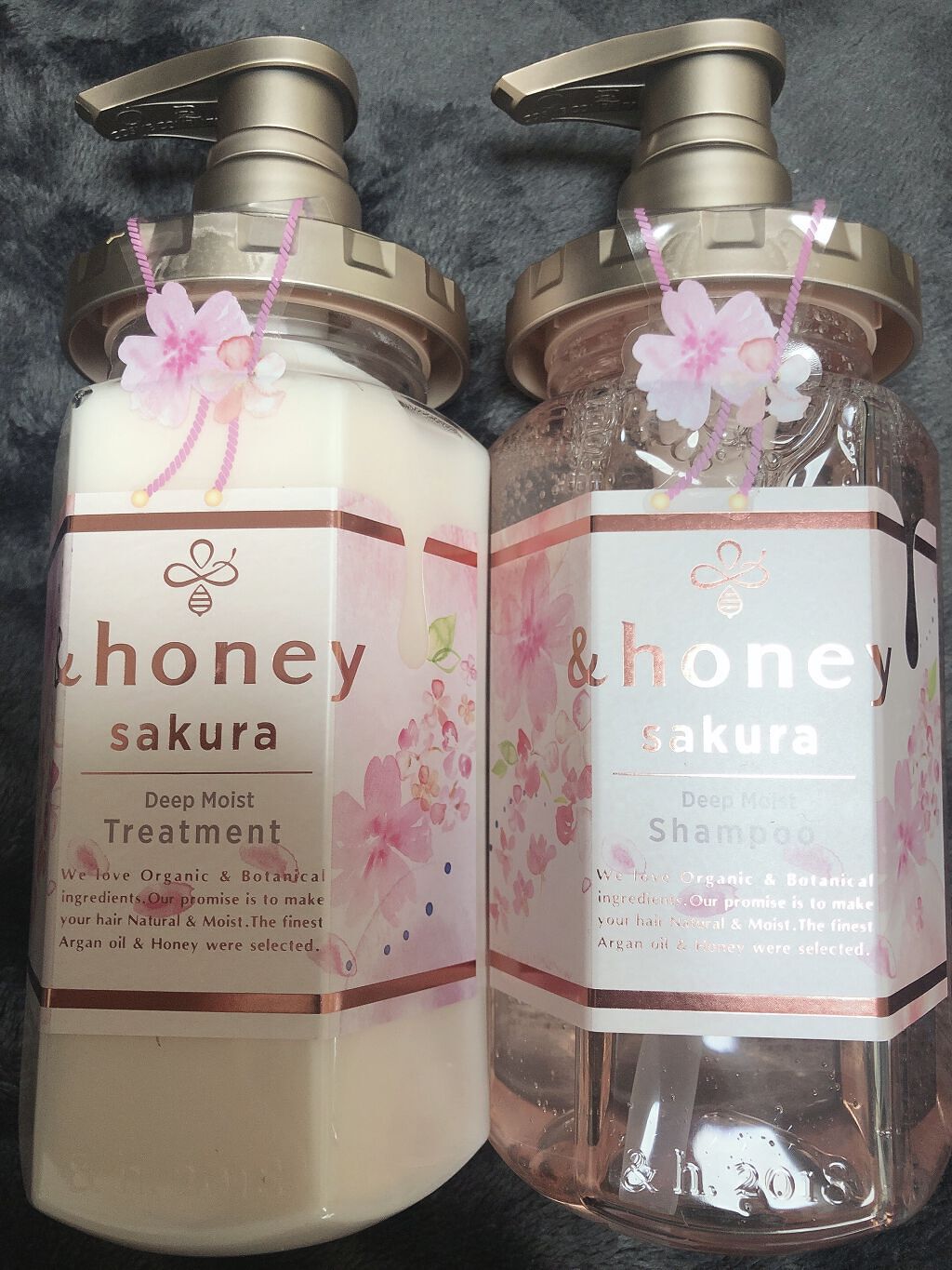 サクラ ディープモイスト シャンプー1.0/ヘアトリートメント2.0/&honey/シャンプー・コンディショナーを使ったクチコミ（2枚目）