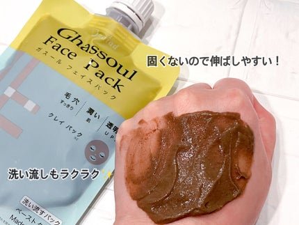 ガスール フェイスパック/ナイアード/洗い流すパック・マスクを使ったクチコミ(3枚目)