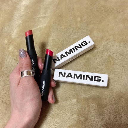スマッジセミマットリップスティック/NAMING./口紅を使ったクチコミ(4枚目)