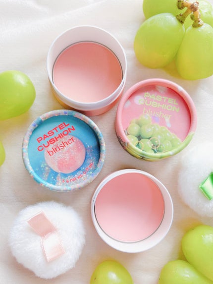 パステルクッションブラッシャー 02 バブルガムピンク/THE FACE SHOP/パウダーチークの画像