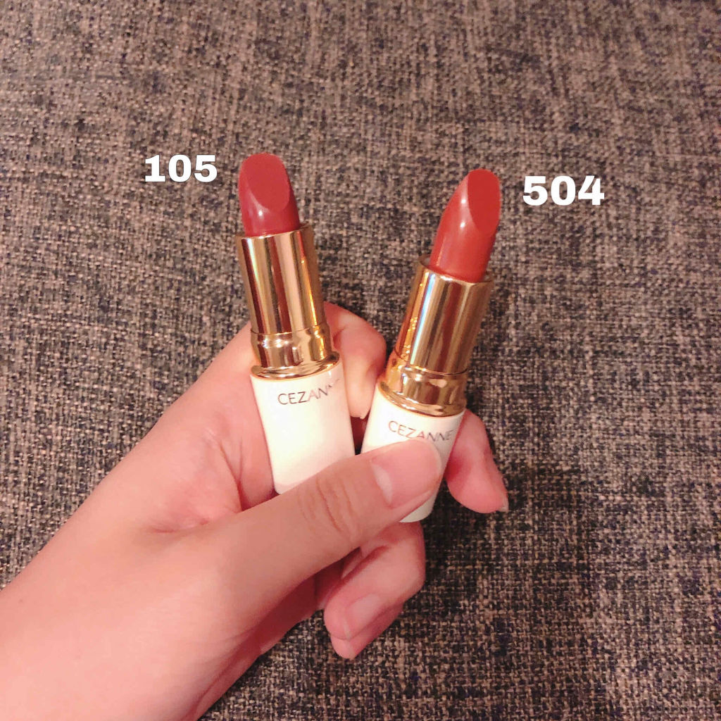 ラスティング リップカラーN/CEZANNE/口紅を使ったクチコミ（1枚目）