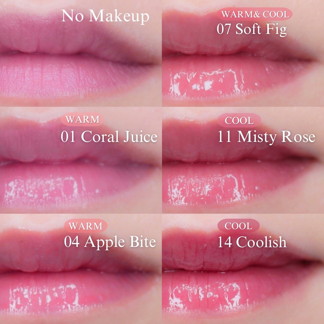 ピュアウォーターリップグロス/dasique/リップグロスを使ったクチコミ(1枚目)