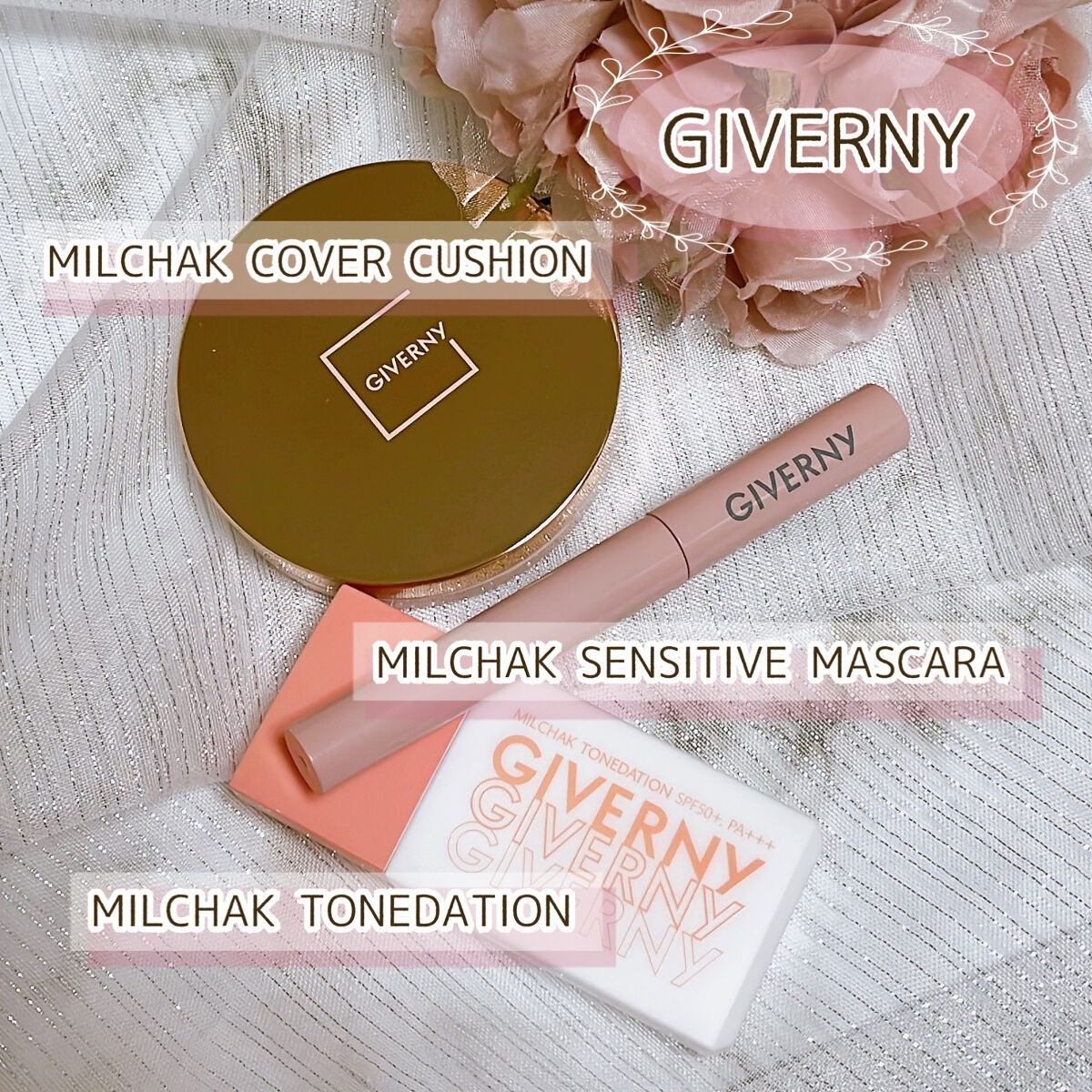 密着カバークッション/GIVERNY/クッションファンデーションを使ったクチコミ（2枚目）