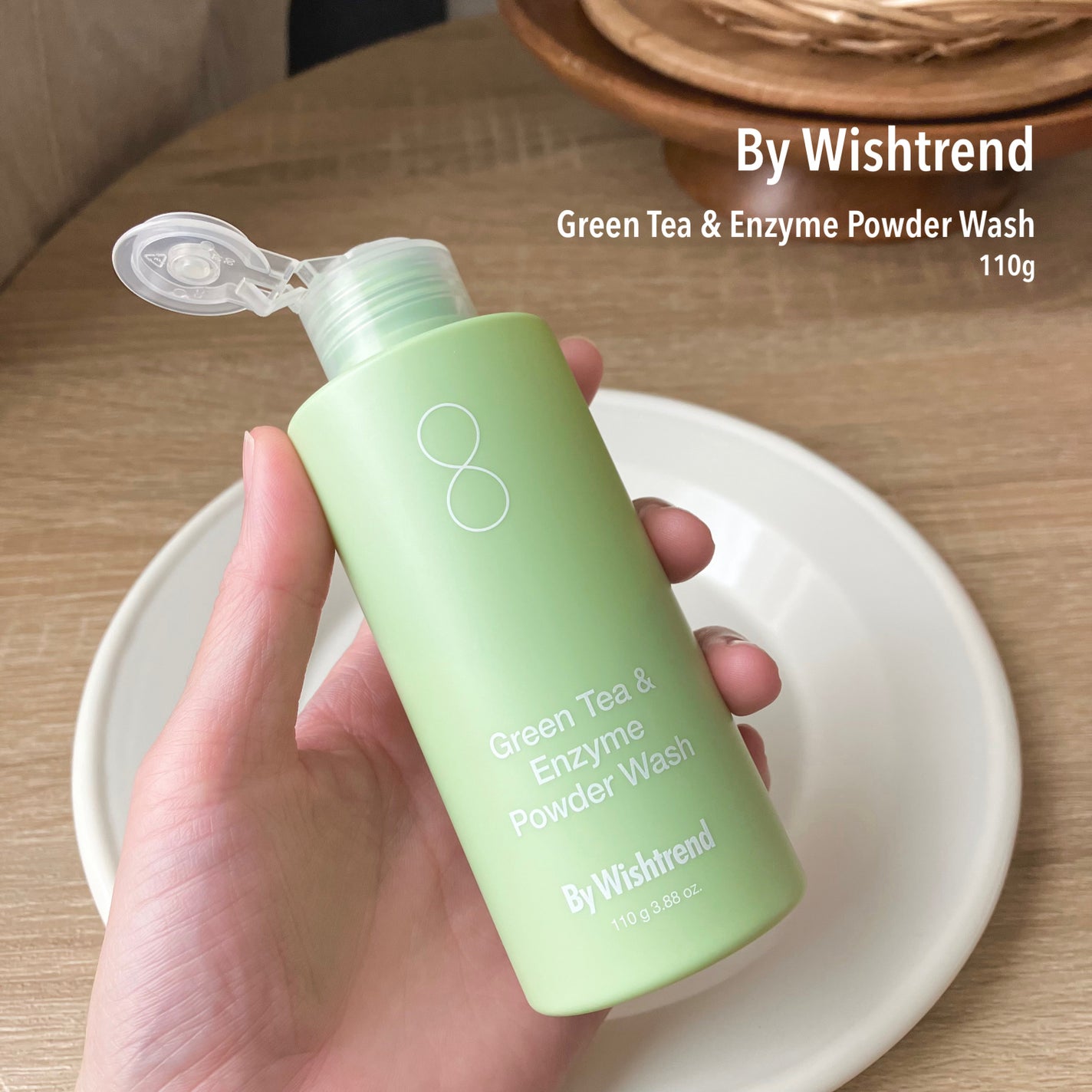 グリーンティー&エンザイムパウダーウォッシュ/By Wishtrend/洗顔パウダーを使ったクチコミ(1枚目)