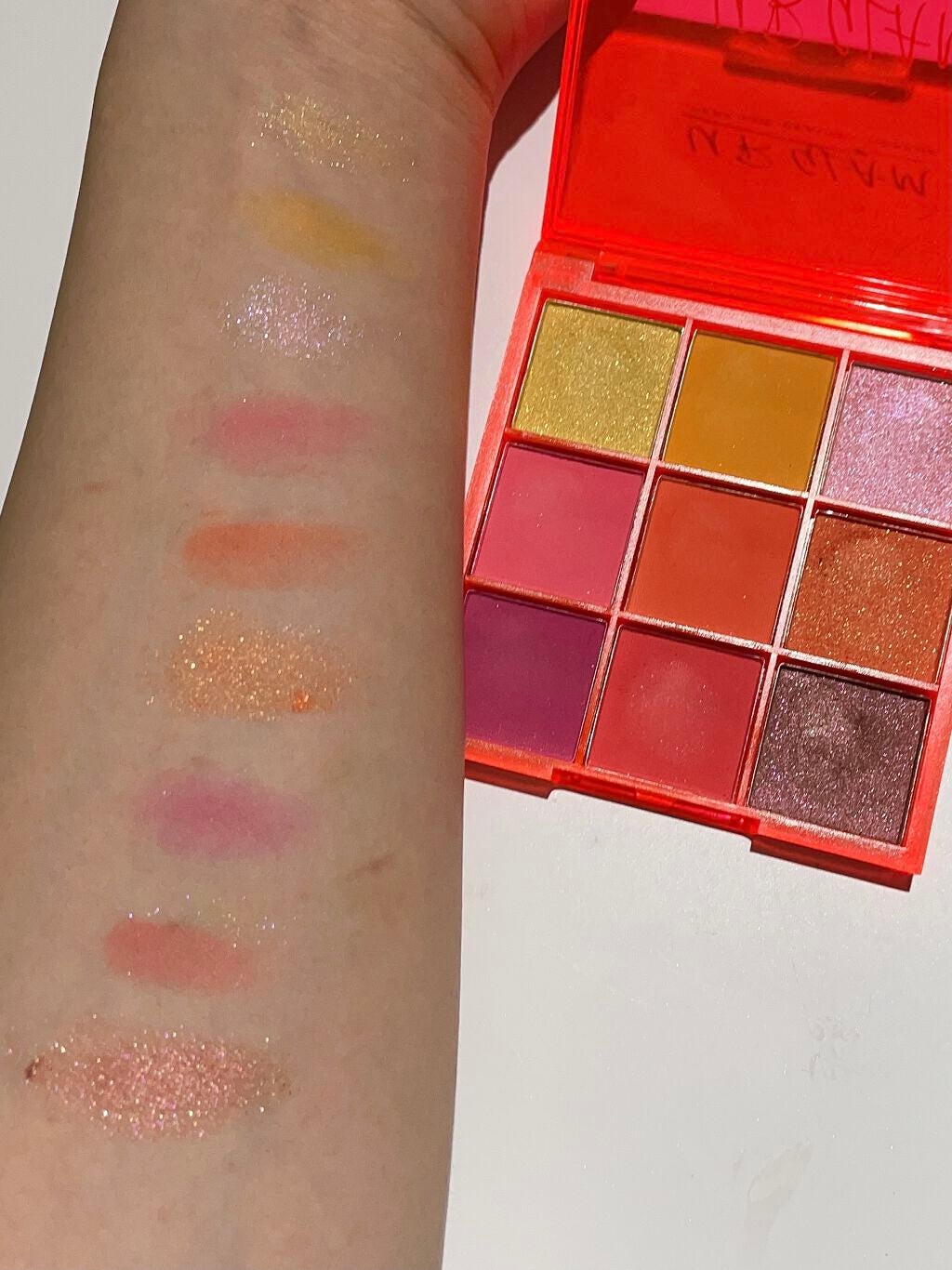 UR GLAM BLOOMING EYE COLOR PALETTE/U R GLAM/アイシャドウパレットを使ったクチコミ(2枚目)