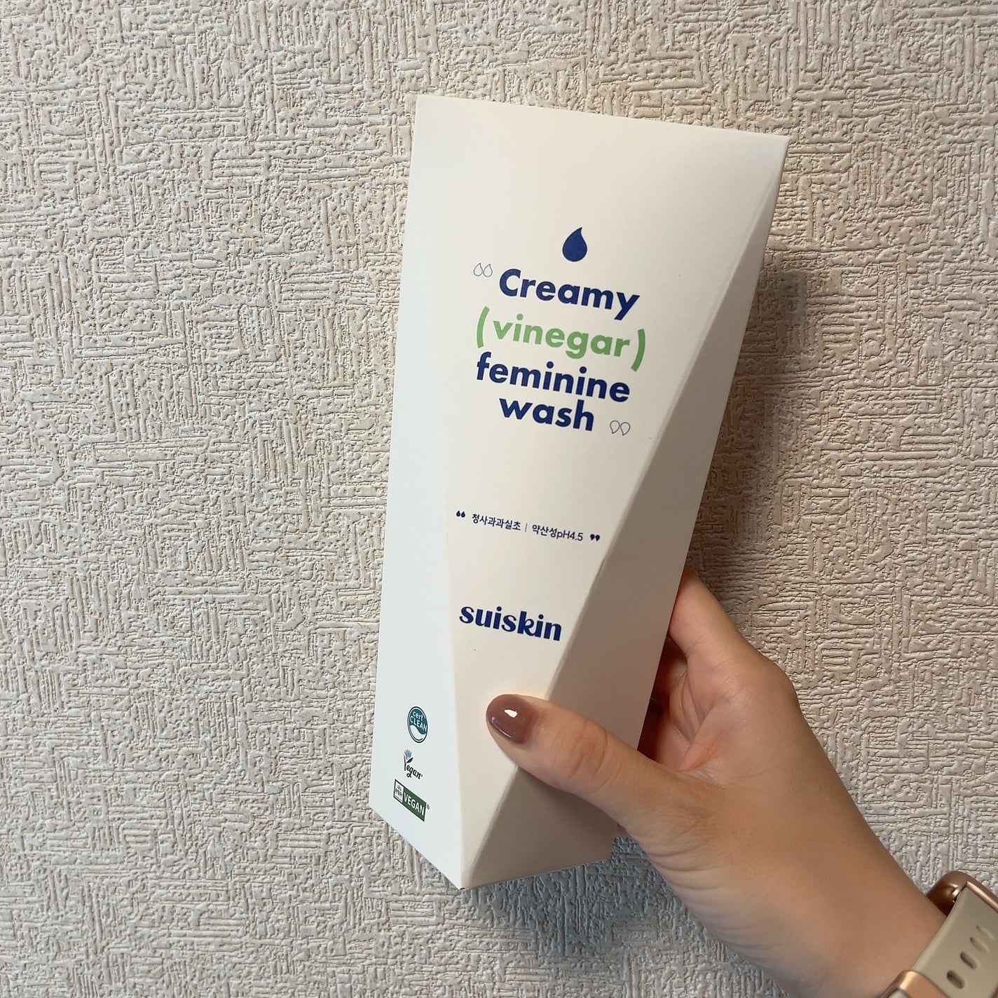 クリーミービネガーフェミニンウォッシュ/suiskin/ボディソープを使ったクチコミ(3枚目)