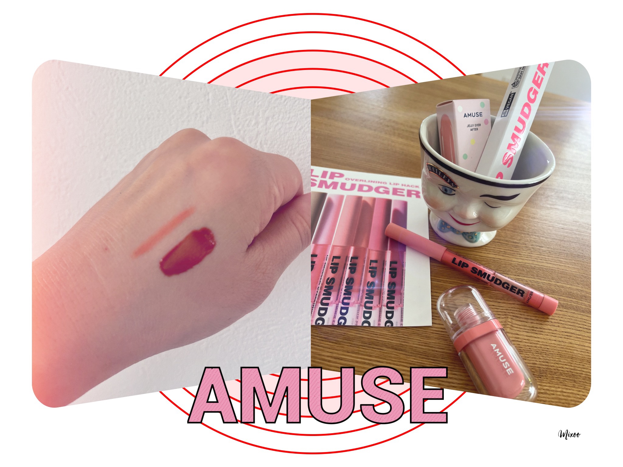 リップスマッジャー 03 サーモン/AMUSE/リップライナーを使ったクチコミ（1枚目）