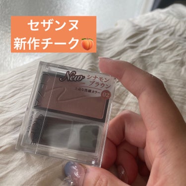 CEZANNE
チークブラッシュ　02シナモンブラウン

LIPSのプレゼント企画でいただきました。
ありがとうございます！

CEZANNEのチークは以前にも使ったことがあるのですが、使いやすくなって