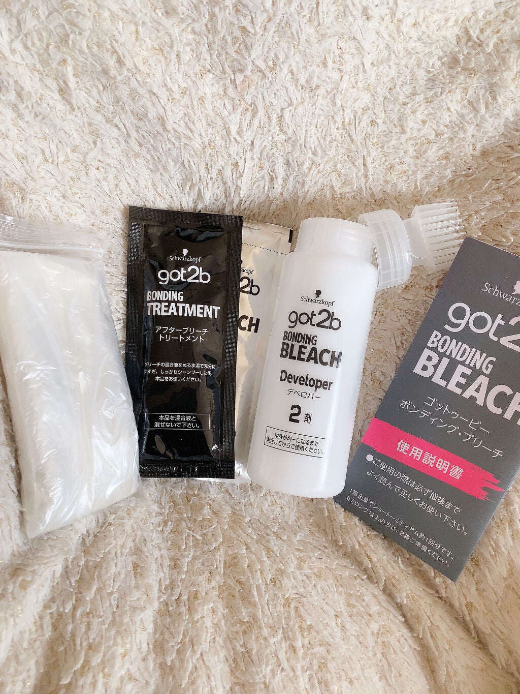ボンディング・ブリーチ/got2b/ブリーチ剤を使ったクチコミ(4枚目)