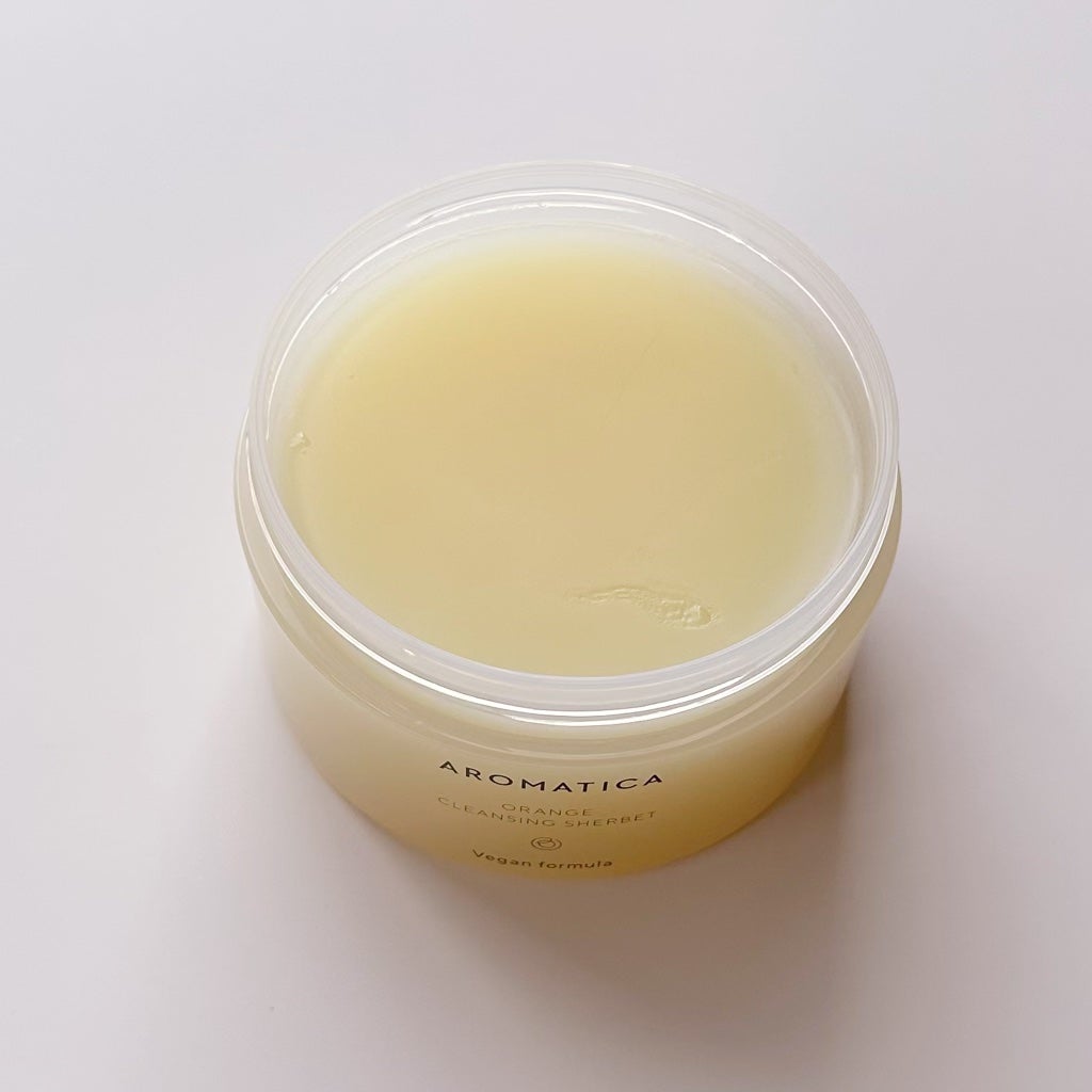 オレンジクレンジングシャーベット/AROMATICA/クレンジングバームを使ったクチコミ(6枚目)