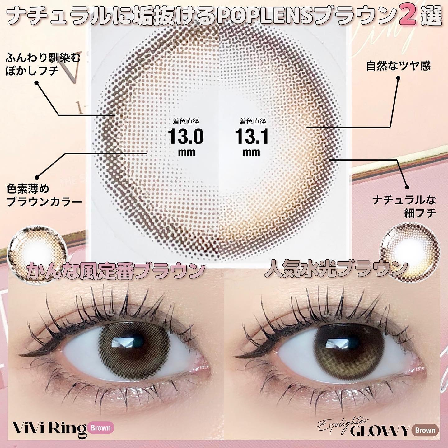 Glowy 1day/OLENS/ワンデー（１DAY）カラコンを使ったクチコミ（2枚目）