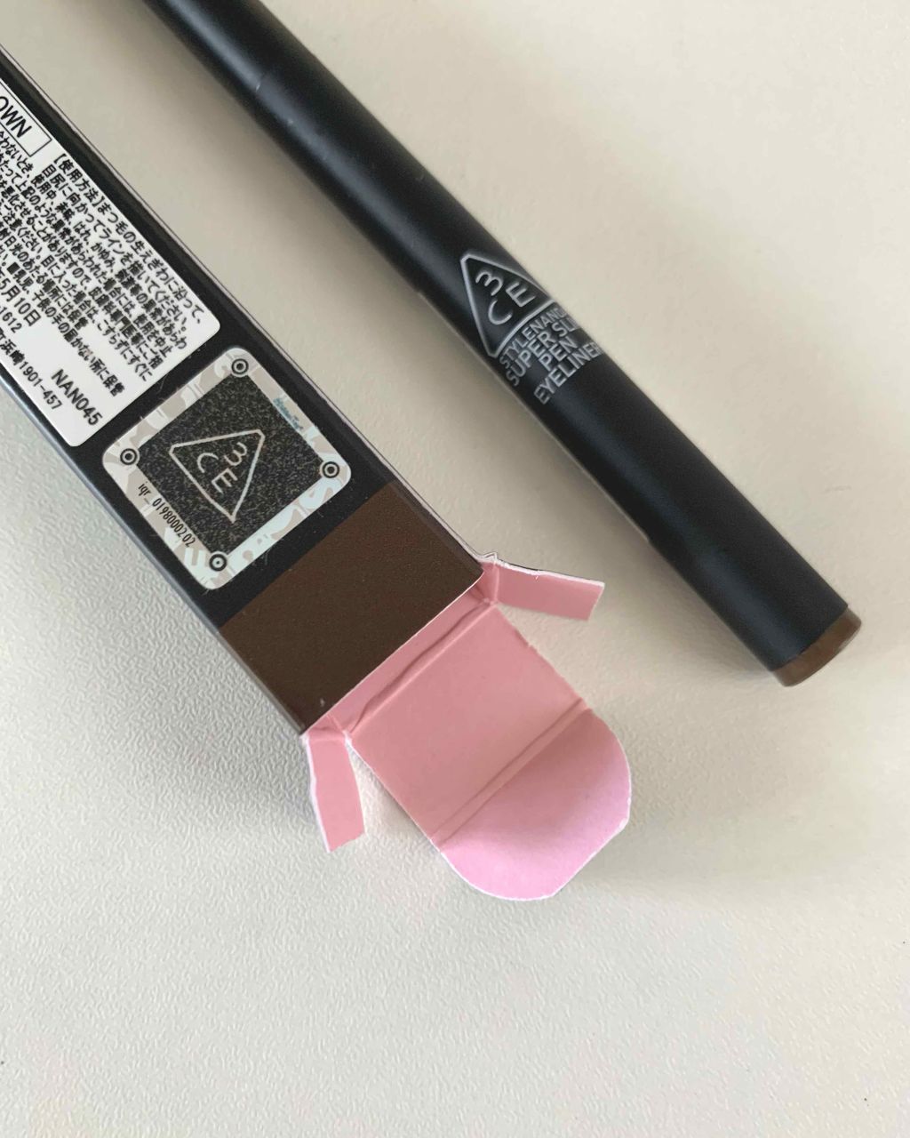 SUPER SLIM LIQUID EYE LINER/3CE/リキッドアイライナーを使ったクチコミ（1枚目）