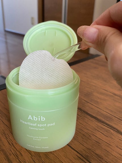 ドクダミカーミングタッチスポットパッド/Abib /トナーパッドを使ったクチコミ(1枚目)