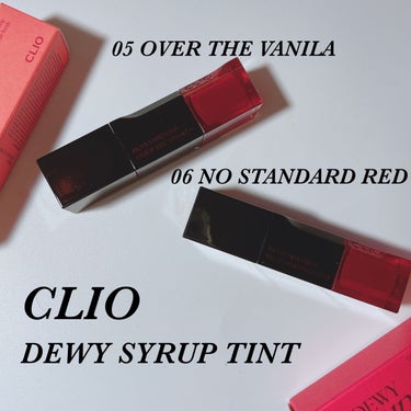 デューイ シロップ ティント 06 NO STANDARD RED/CLIO/口紅を使ったクチコミ（1枚目）