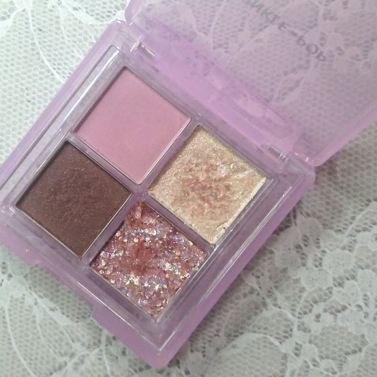TWINKLE POP Pearl Flex Glitter Eye Palette/CLIO/アイシャドウパレットを使ったクチコミ（2枚目）