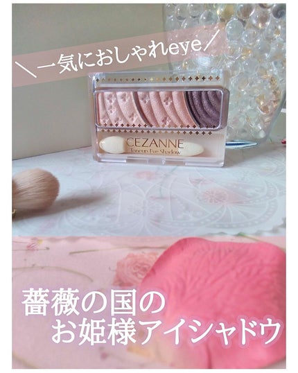 トーンアップアイシャドウ/CEZANNE/アイシャドウパレットを使ったクチコミ(1枚目)